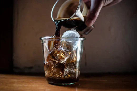 how to make iced coffee at home with hot coffee
